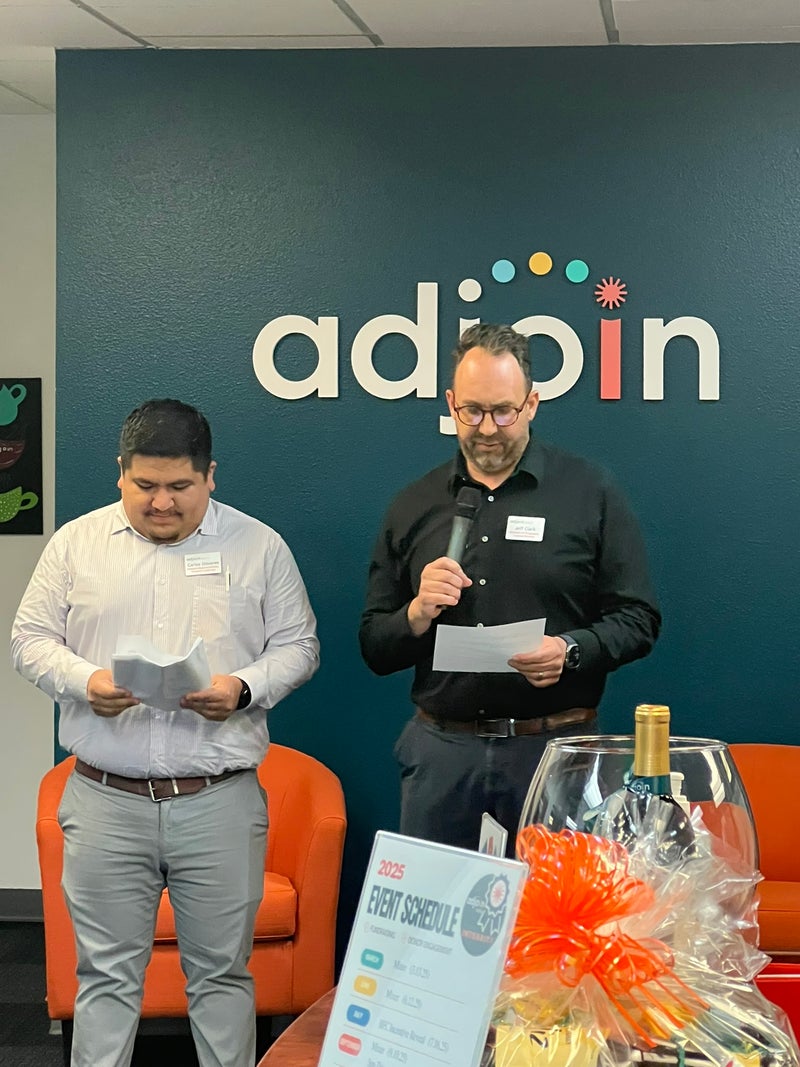 Adjoin Networking Mixer 2025: Supporting Causes & Community - Slide 